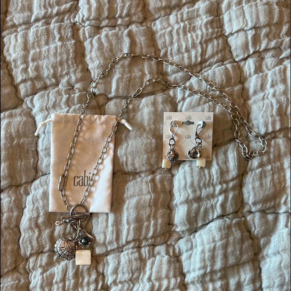 New cabi Harbor Earrings & Necklace set…beach summer fun! - Picture 2 of 5